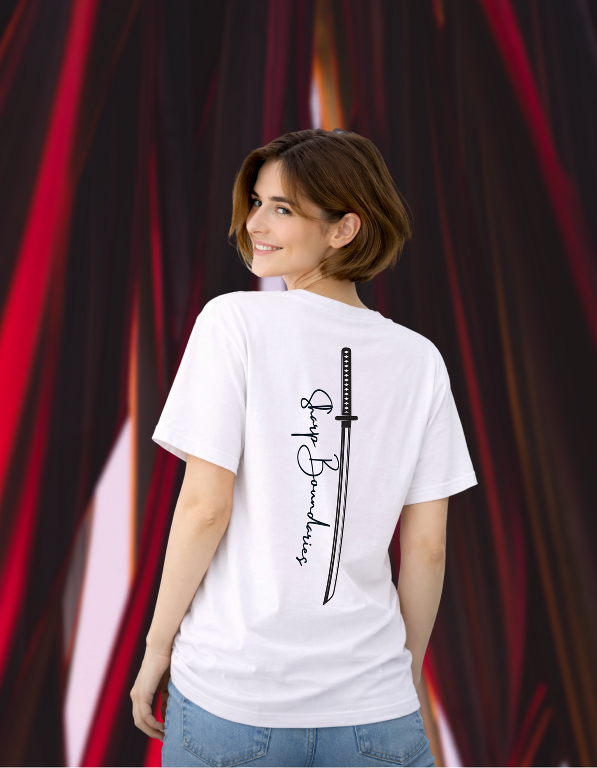 Soft Heart, Sharp Boundaries – Unisex Oversized T-Shirt