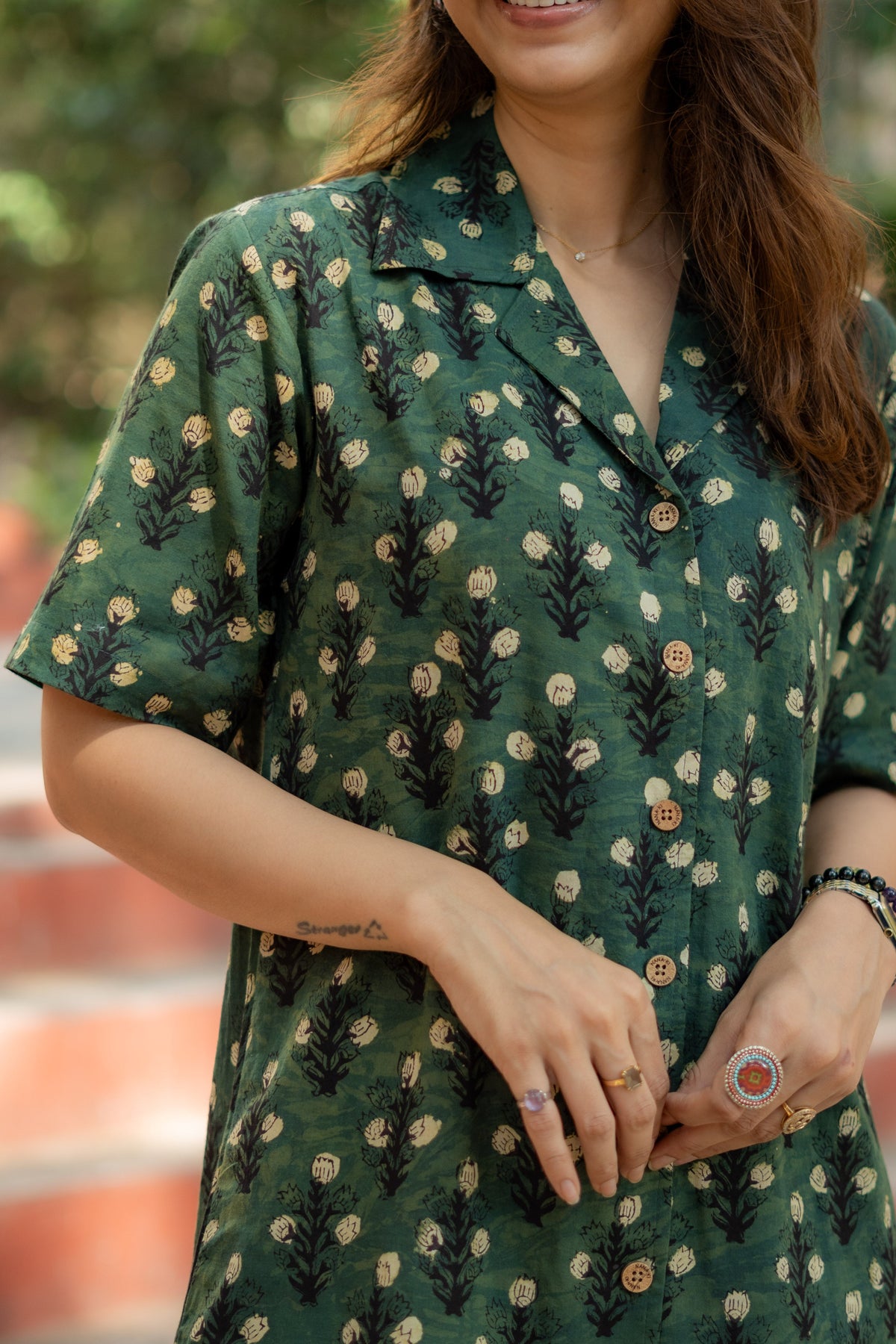 Nilgiri Spring Handblock Cotton Shirt Kurti (Buy 1 Get 1 Free)